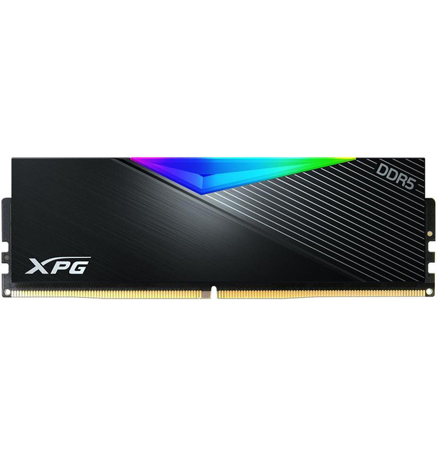 ADA-TA XPG LANCER 48GB (2 X 24GB) 6000 RGB Black/White Set 288-Pin PC RAM DDR5 6000 Desktop Memory