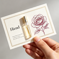 Carte d'échantillon de parfum personnalisée avec logo, flacon pulvérisateur en verre de 2 ml et 3 ml, carte testeur de parfum pour la promotion de parfums, cadeau