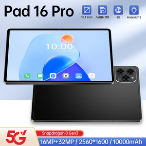 <strong>Pad</strong> 16 Pro 10.<strong>1</strong>" FHD+ 2560*1600 Touch Screen Tablet-5G Unlocked Android 15 16MP+32MP 10000mAh GPS 16+1TB - Product Image 1