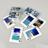 Cartes de jeu de société standard personnalisées, écologiques, pour usage familial, finition UV, papier 300 g/m², flexibles, anti-usure, pour poker