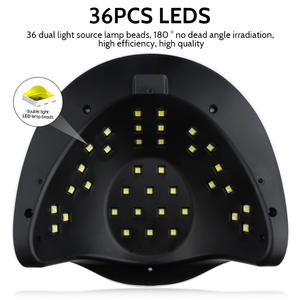 <span class=keywords><strong>Lampe</strong></span> à ongles <span class=keywords><strong>UV</strong></span> <span class=keywords><strong>LED</strong></span> haute puissance 216W, double source lumineuse, affichage numérique, minuterie multi-niveaux, séchage rapide, pour manucure et pédicure, usage professionnel en salon - Product Image 3