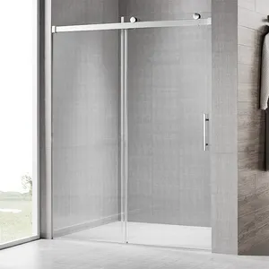 스테인리스 기계설비를 가진 목욕탕 유리제 bath 스크린 frameless 샤워 문
