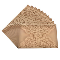 Nouveauté 2025 – Cartes d'invitation de mariage professionnelles en coton de luxe moderne, couleur personnalisée, avec enveloppe et découpe laser – Vente en gros