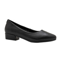 Chaussures de travail d'été pour femmes, escarpins noirs en cuir véritable, semelle souple, chaussures de bureau professionnelles pour hôtesses de l'air, design bas.