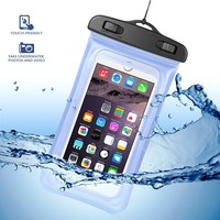 Casing Ponsel Tahan Air Desain Sporty PVC ABS+PVC Multi-Merek Kompatibel dengan Tali Gantungan dan Kantong Transparan