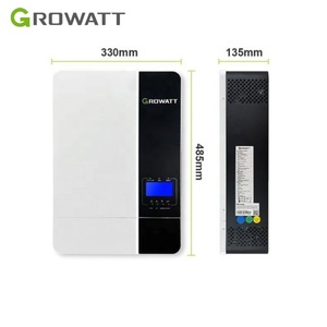 Onduleur solaire hybride monophasé <span class=keywords><strong>Growatt</strong></span> <span class=keywords><strong>SPF</strong></span> <span class=keywords><strong>5000</strong></span> <span class=keywords><strong>ES</strong></span> Lite 48VDC String MPPT Lithium 3000W avec Wi-Fi pour usage résidentiel - Product Image 1