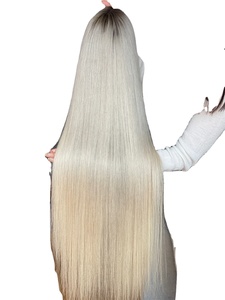 วิกผมมนุษย์ยาว28นิ้วสำหรับสาวสวยวิกผมสีบลอนด์ลูกไม้โปร่งใสขนาด13*4 - Product Image 6