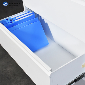 3 Bên Dọc A3 Giấy Giá Rẻ Di Động Bệ 3 Drawer Bên Kim Loại Tủ Hồ Sơ - Product Image 6