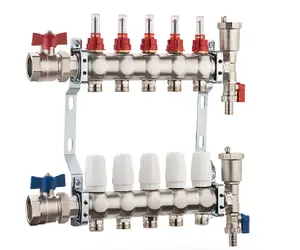 Bomba de calor de alta calidad, Colector de distribución de agua de 2 a 12 bucles