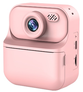מדפסת תרמית מיידית לילדים 1080P HD, מצלמת הדפסה צעצועית עם זום דיגיטלי, סוללה 1300mAh ונייר צבעוני כאופציה - Product Image 4