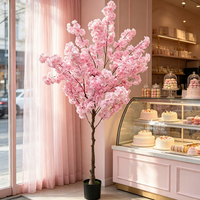 Hochwertige Künstliche Hochzeitsblumenarrangements Künstliche Kirschblüten Bäume für Innenräume Florale Dekorationen für Bars und Räume