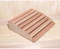Accessoires pour sauna sec, oreiller en bois, sauna de luxe