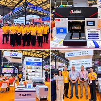 Mesin Printer Flatbed UV LED A5 Ukuran Kecil untuk Pencetakan Embos Kustom pada Bola Golf, Lencana, Koin Logam F1080 Pro