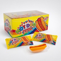 OEM Hotdog Gummy Candy Zachte Fruit Smaak Kauwgom Snoep