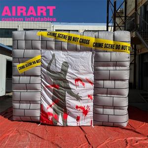 Túnel temático de escena del crimen inflable personalizado de alta calidad para eventos promocionales al aire libre de películas con temática del crimen - Product Image 6