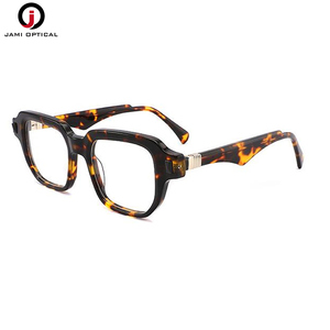 Kính mắt vuông chất lượng cao mới, gọng kính <span class=keywords><strong>acetate</strong></span> cổ điển, in logo tùy chỉnh, dành cho nữ - Product Image 5