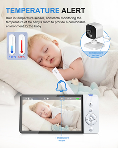 Moniteur <span class=keywords><strong>de</strong></span> caméra pour <span class=keywords><strong>chambre</strong></span> <span class=keywords><strong>de</strong></span> bébé avec écran direct <span class=keywords><strong>de</strong></span> 5 pouces, vision nocturne, pour la <span class=keywords><strong>surveillance</strong></span> <span class=keywords><strong>de</strong></span> la voiture et du bébé, 2026 - Product Image 2