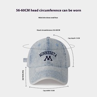 Bas quantité minimale de commande personnalisé 100% coton Denim papa chapeau usine en gros lavé Jean casquettes de golf disponibles personnalisation pour la randonnée en plein air