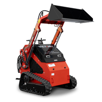 Skid Steer Loader SK650L Collocation bucket bulldoser Filler Rippers Forks Forks Snow Blower Agitator Trailer Mini Skid Steer Loader