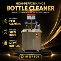 Mesin Pembersih Debu Udara Semi Otomatis untuk Botol Kaca Parfum BSK-XP01 dengan 2 Stasiun Kerja