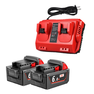 VICTPOWER 18V 6.0Ah Li-ion <b>Battery</b> Replacement for Milwaukee M18 Cordless Power Tools 200+ Tools Compatible OEM ODM - Product Image 1