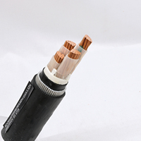 Câble LSZH SWA, câble d'alimentation industriel pour la construction, cuivre sans oxygène, XLPE basse tension 1kV/0.6kV, gaine en PVC résistante à la chaleur, ROHS