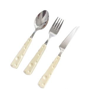 Ánh sáng sang trọng Ins dao, nĩa và muỗng, dễ thương pho mát, thép không gỉ di động bít tết dao và Ngã Ba, Tây Bộ đồ ăn, món tráng miệng muỗng - Product Image 6