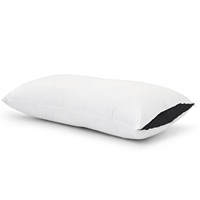 Oreiller King Size Américain à Fermeture Éclair Réglable en Hauteur avec Housse 100% Coton et Rembourrage en Microfibre Creuse pour la Maison et l'Hôtel