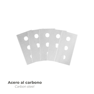 Lame rectangulaire pour grattoir à vitres domestique (5 pièces) - Product Image 3