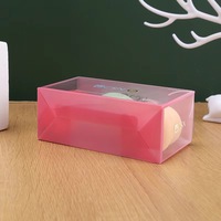Éponge de maquillage PET transparente personnalisée boîte en plastique de houppette boîte d'emballage pliante pratique avec impression