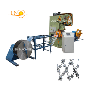 Grillage en accordéon automatique à grande vitesse de barbelé de lame de rasoir faisant la machine pour la barrière de sécurité - Product Image 5