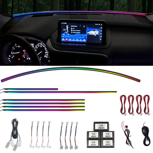 Luz Ambiental Interior para Auto LED Universal Symphony 19 en 1, 256 Colores, Control por Voz en Inglés, Accesorios de Decoración - Product Image 1