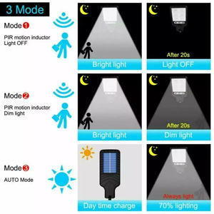 Harga Murah Grosir Lampu LED Solar Proyektor Luar Ruangan Solar Flood Garden Sensor Gerak Tahan Air Led Solar Wall Street Light - Product Image 3