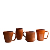 Fournisseur d'usine Nouvelle tasse créative en terre cuite vintage Tasse en argile mexicaine faite à la main avec logo personnalisé Tasse à boire en terre cuite Pot de fleur