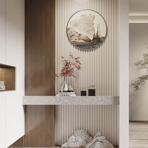 Buffet en bois massif de style italien moderne, meuble de salon de luxe léger avec rangement pour salle <span class=keywords><strong>d</strong></span>'attente, table <span class=keywords><strong>d</strong></span>'entrée en gros - Product Image 4