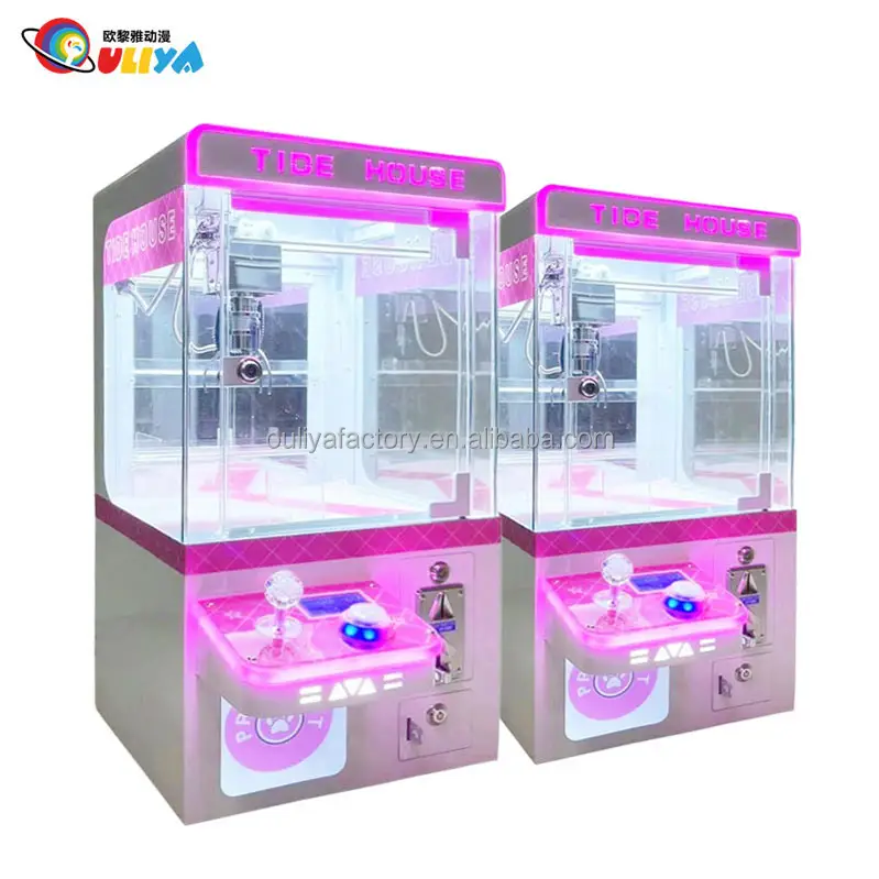 OULIYA iyi kar spor ilgili öğeler için bir Mini pençe makinesi oyun merkezi için kompakt boyutu Mini pençe makinesi Arcade