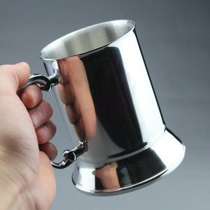 Isolierter Bierkrug aus Edelstahl Vakuum biers tein mit geschweißtem Griff 20 Unzen Metall krug für <span class=keywords><strong>IPA</strong></span>, Kaffee-doppelwandiger Becher - Product Image 3