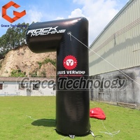 Arche gonflable publicitaire pour événements, décoration, demi-arche, arche gonflable de départ et d'arrivée pour les sports de plein air