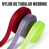 Sangle tubulaire robuste en nylon 66 personnalisée pour l'escalade sportive en extérieur, les animaux domestiques et les chiens, certifiée Oeko-Tex 100, GRS et Bluesign