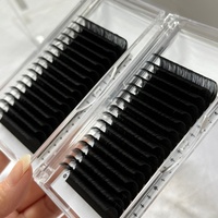 Extensions de cils professionnelles volumineuses, légères et confortables, style mat, faux cils