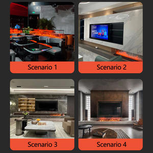 Steam Water <strong>Fireplace</strong> Flame Humidifier Remote APP Control Indoor 7 LED Flame Colors 3D Vapor Steam <strong>Fireplace</strong> 1M 1.2M 1.5M - Product Image 6