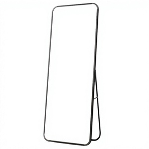 Modern Luxury Handmade Wedding Home Room Wall Decor Full-Length Body <b>Standing</b> Glass Adhesive Unbreakable <b>Floor</b> <b>Mirror</b> - Product Image 4