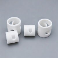 Anneaux Pall en PTFE vierge de haute pureté à 100 % pour absorption chimique, garnissage de colonne, 16 mm, 25 mm, 38 mm, 50 mm, 76 mm, résistants à la corrosion