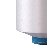 Fil DTY 150D/48F blanc, haute ténacité, SD SIM NIM 150/144F, polyester brut, Poy recouvert de spandex pour le tricot