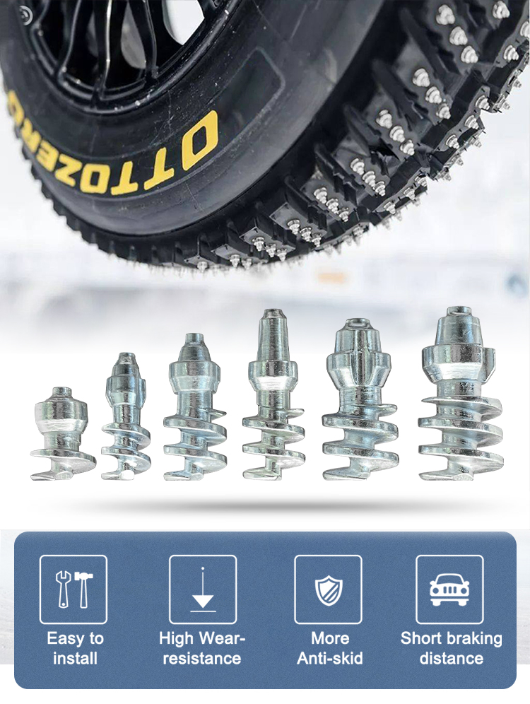 JX180スノーカーバイドタイヤスパイクダートバイクモーター