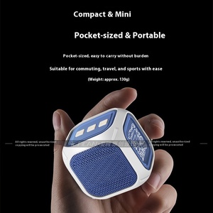 Mini Xách Tay Không Dây Cho <span class=keywords><strong>Bluetooth</strong></span> Loa RGB LED Chiếu Sáng Pin Âm Thanh Loa Siêu Trầm Cho Xe Ngoài Trời Sử Dụng - Product Image 6