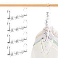 Cintre en cascade pour vêtements, organisateur en métal, cintre magique pour vêtements
