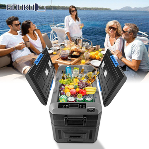 Approvisionnement d'usine <span class=keywords><strong>petit</strong></span> congélateur 12v 24v <span class=keywords><strong>camping</strong></span>-<span class=keywords><strong>car</strong></span> Portable réfrigérateur RV congélateur glacière avec batterie - Product Image 1