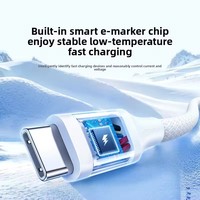Cable USB Tipo C a Tipo C UGREEN de 240W, Carga Rápida PD de 5A, Trenzado, para Teléfono Móvil, Tableta, Portátil, Cargador USB C para Apple y Android