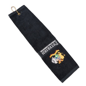 Serviettes de <span class=keywords><strong>golf</strong></span> 100% coton en gros avec logo brodé/brodé personnalisé - Product Image 1